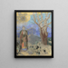 Buddha - Odilon Redon — inramlat konstverk på väggen
