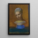 Buste d'enfant - Odilon Redon — inramlat konstverk på väggen