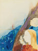Contemplation - Odilon Redon — vy av konstverket