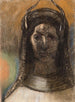 Figur cornue - Odilon Redon — vy av konstverket