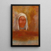 La Vierge d'Aurore - Odilon Redon — inramlat konstverk på väggen