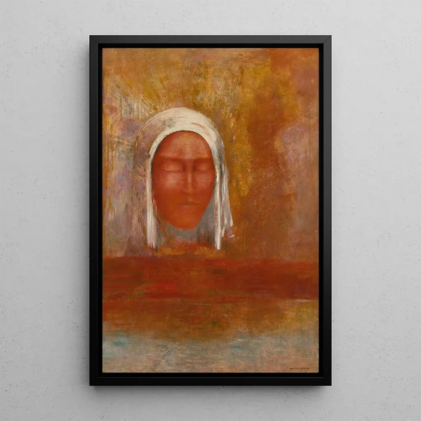 La Vierge d'Aurore - Odilon Redon — inramlat konstverk på väggen