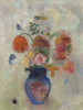stor vas med blommor - Odilon Redon — vy av konstverket
