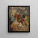 Le Christ et ses disciples - Odilon Redon — inramlat konstverk på väggen