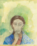 Le Silence - Odilon Redon — vy av konstverket