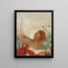 L'enfant prédestiné Ophélie - Odilon Redon — inramlat konstverk på väggen
