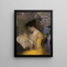 Madame Arthur Fontaine Marie Escudier född 1865 - Odilon Redon — inramlat konstverk på väggen
