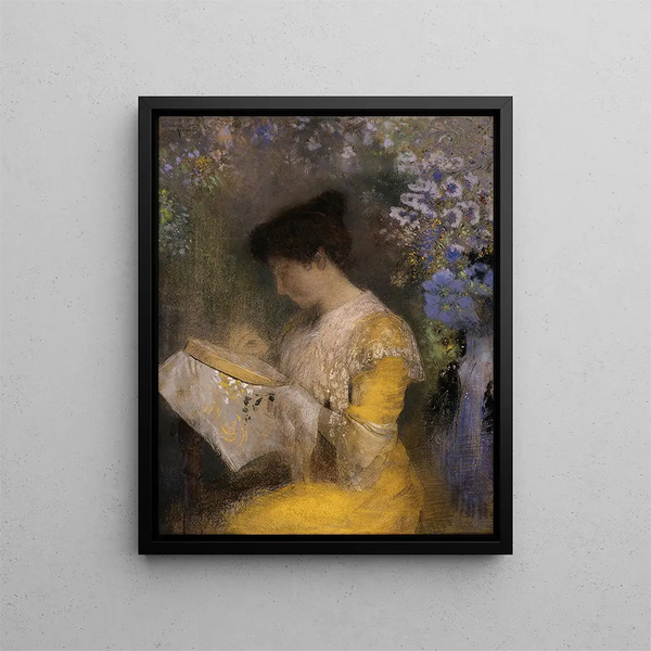 Odilon Redon - Madame Arthur Fontaine Marie Escudier born 1865.webp