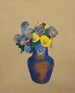 Pensées - Odilon Redon — vy av konstverket