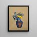 Pensées - Odilon Redon — inramlat konstverk på väggen