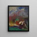 Sirène - Odilon Redon — inramlat konstverk på väggen