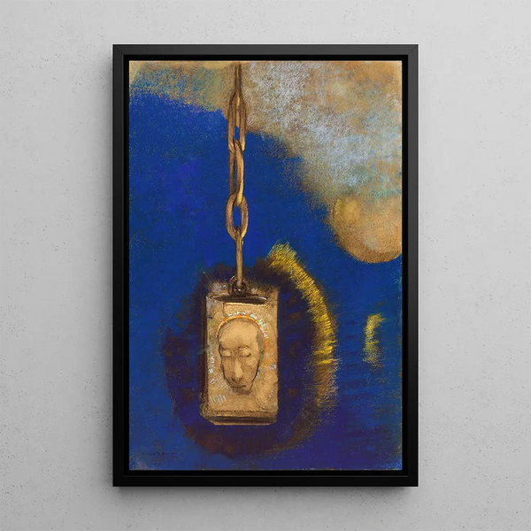 Le Phare - Odilon Redon — inramlat konstverk på väggen