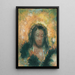 Tête de Christ - Odilon Redon — inramlat konstverk på väggen
