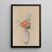Vas av blommor - Odilon Redon — inramlat konstverk på väggen