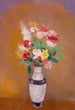 Vas av blommor - Odilon Redon — vy av konstverket