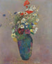 Vase de fleurs Vision - Odilon Redon — vy av konstverket