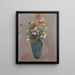 Vase de fleurs Vision - Odilon Redon — inramlat konstverk på väggen