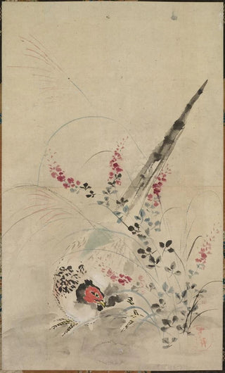 Ogata Krin - Pheasant and Grasses.webp