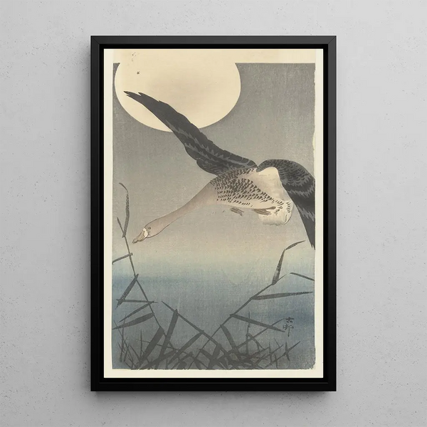 Oie - Ohara Koson — inramlat konstverk på väggen