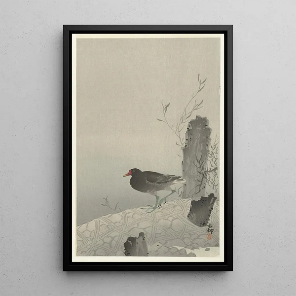 andhona - Ohara Koson — inramlat konstverk på väggen