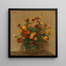 Ringblommor - Henri Fantin-Latour — inramlat konstverk på väggen