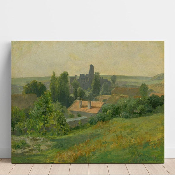 Reproduktion av målningen Okor Castle - Ľudovít Čordák