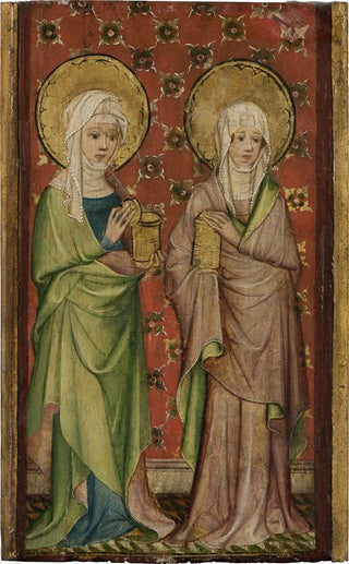 Older Master of the Aachen Wardrobe Doors - Two out of three Marys at the Sepulchre.webp