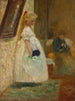 Fête des grands-mères - Olga Boznańska — vy av konstverket