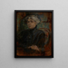 Portrait de Berta Dylion - Olga Boznańska — inramlat konstverk på väggen