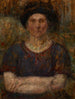 Portrait de Mme Bankiewicz - Olga Boznańska — vy av konstverket