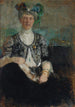fru Buyko - Olga Boznańska — vy av konstverket