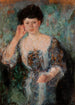 fru Horain - Olga Boznańska — vy av konstverket