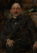 Portrait du peintre Marcin Samlicki - Olga Boznańska — vy av konstverket