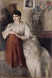 Portrait de Zofia Federowicz - Olga Boznańska — vy av konstverket