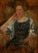 Portrait d'une Américaine - Olga Boznańska — vy av konstverket