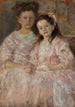 Portrait des filles Helena Chmielarczyk et Wadysawa Chmielarczyk - Olga Boznańska — vy av konstverket