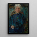 Portrait de ucja Detloff - Olga Boznańska — inramlat konstverk på väggen