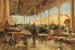 Le Marché aux poissons à Venise (Conflit de casse) - Olga Wisinger-Florian — vy av konstverket