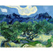 Reproduktion av målningen Olivietavla med Alpilles i bakgrunden - Vincent Van Gogh