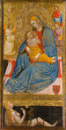 La Vierge de l'humilité avec la Tentation d'Ève - Olivuccio di Ciccarello — vy av konstverket