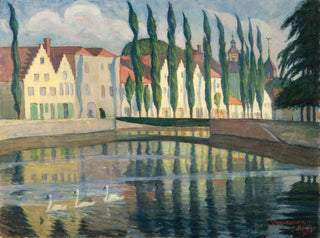 Brygge - Olof Sager-Nelson — vy av konstverket