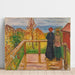 Reproduktion av målningen på Verandan - Edvard Munch