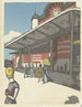 Gare de Tokyo - Onchi Kōshirō — vy av konstverket