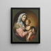 Vierge à l'Enfant - Onorio Marinari — inramlat konstverk på väggen