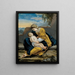 Vierge à l'Enfant dans un paysage - Orazio Gentileschi — inramlat konstverk på väggen