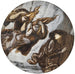 Orfeus jagas av Furier - Sir Edward Coley Burne-Jones — visat i en interiör