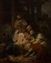 L'Adoration des Mages - Oscar Pierre Mathieu — vy av konstverket