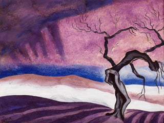 La Mort - Oscar Bluemner — vy av konstverket