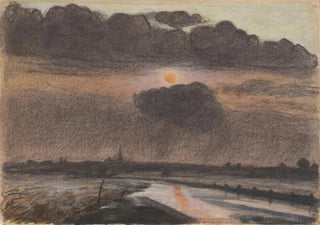 Oscar Bluemner - Sunset on the River.webp