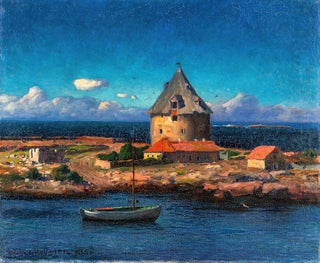 Vue de Christians - Oscar Hullgren — vy av konstverket